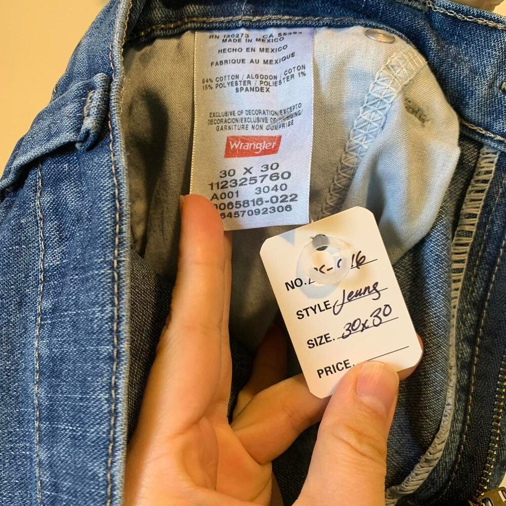 Wrangler carpenter navy blue jeans - Picture 7 of 7